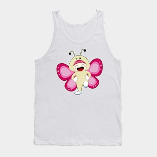 Butterfly with Costume Tank Top